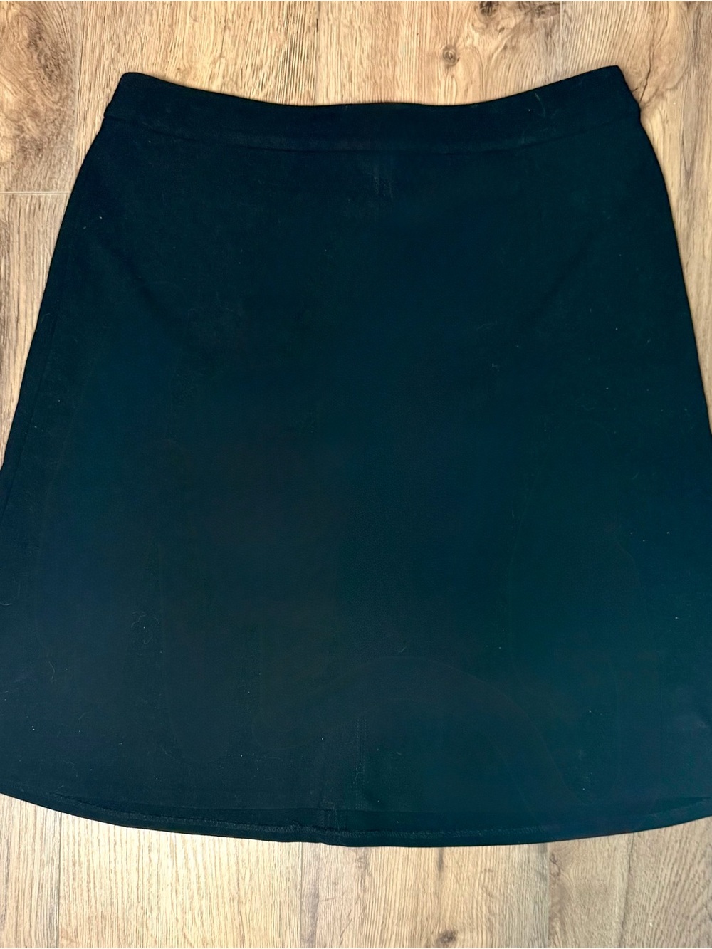 LOFT Black A-Line Skirt